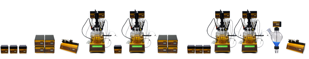 Fermenterzubehör wie Glaskondenser und Peltierkühler: LAMBDA Laboratory Instruments