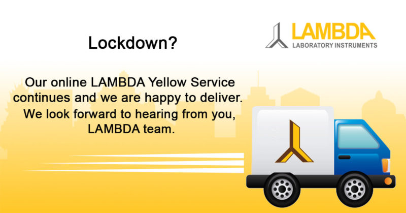 LAMBDA Yellow Service während dem Lockdown 2021